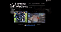 Desktop Screenshot of carolinaproductions.com